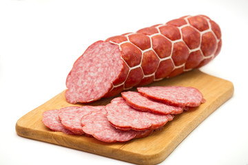 Sliced smoked sausage