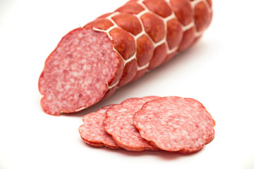 Sliced smoked sausage