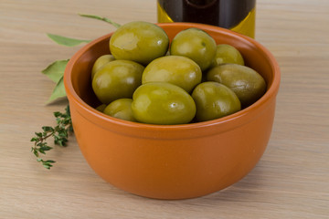 Green olives