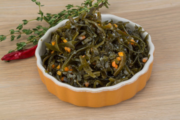 Laminaria salad