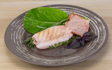 Grilled squid