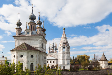 Fototapeta na wymiar Monastery of the Archangel Michael in city Yuriev-Polskiy
