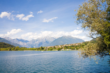 Lake Como and Alps, Italy