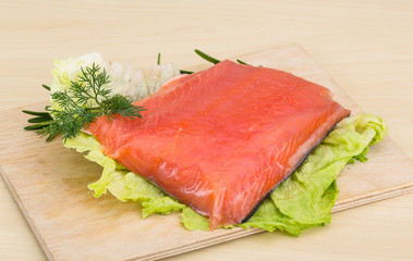 Salted salmon