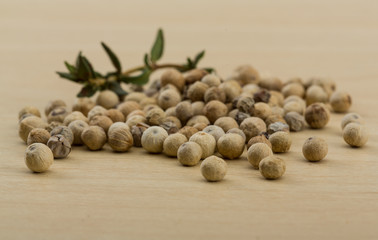 White pepper seeds