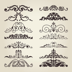 Vintage decorative elements