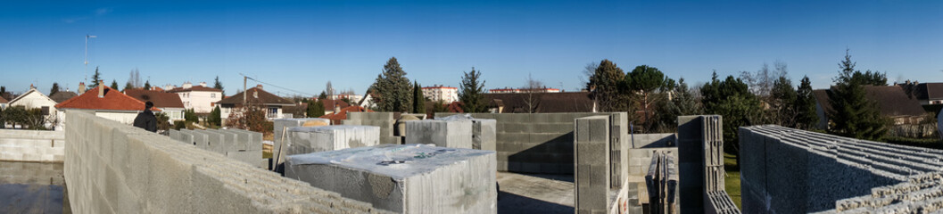 Fototapeta premium construction toit-terrasse