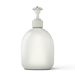 Bottle template for soap front view