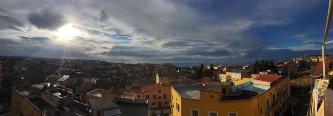 Vibo Valentia panoramica tramonto 