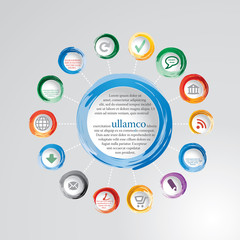 paint info circles color