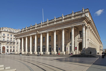 Fototapeta na wymiar Opéra de Bordeaux