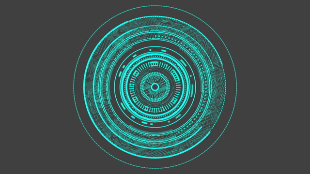 Lens focus interface graphic