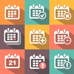Vector Calendar Icons