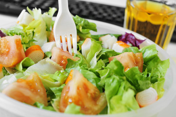 lunch in the office