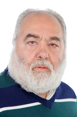 Senior man with white beard