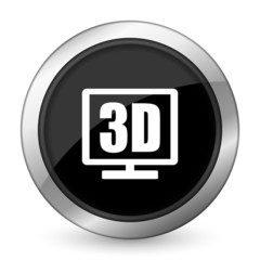 3d display black icon