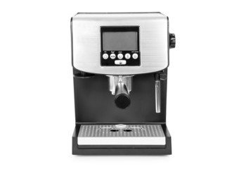 isolated coffee maker on a white background