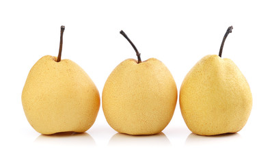 pear on white background