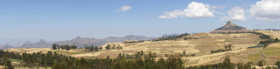 Landschaft um Gondar, Äthiopien, Afrika