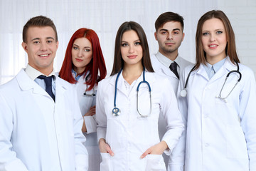 Fototapeta premium Medical workers in hospital