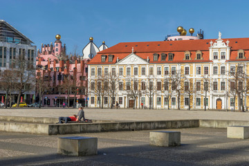 Fototapeta na wymiar Landtag in Magdeburg
