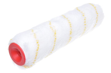 Paint roller isolated on white background