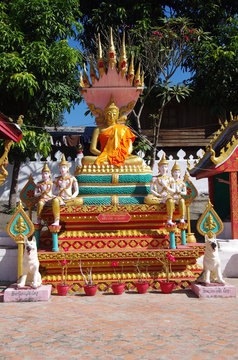 Temple bouddhiste au Laos