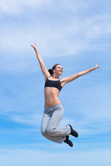 Obraz premium Hopping girl