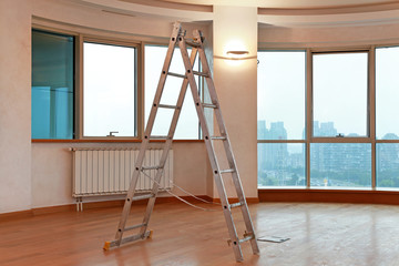 Ladder in room
