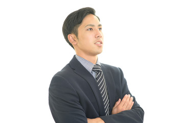 笑顔のビジネスマン