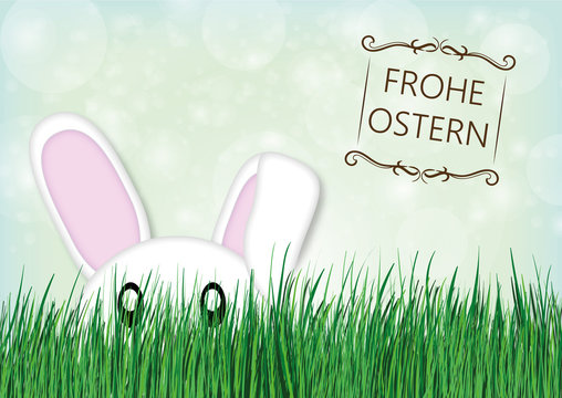 Happy Easter - Easter Eggs - grass - meadow