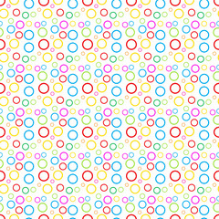 Simples pattern of colored circles.