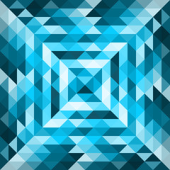 Colorful geometric abstract background from triangles. Vector