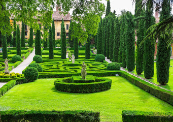 Giusti Garden in Verona,Italy