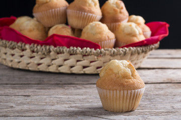 Homemade cupcake