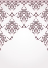 Vintage invitation card.