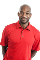 Handsome black man portrait