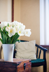 white tulips