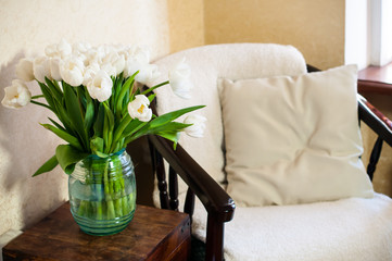 Home interior, vintage chair