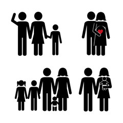 Family design, vector illustration.