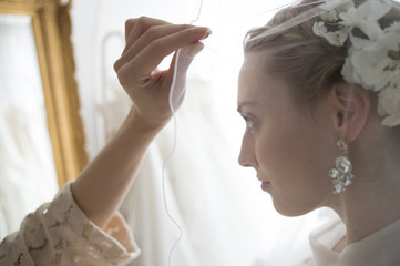 Bride before wedding