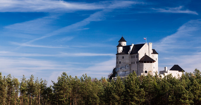 Fototapeta Zamek w Bobolicach w słoneczny dzień XL