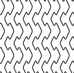 Black and white seamless pattern modern stylish.