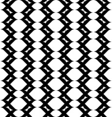 Black and white geometric seamless pattern with stripe.
