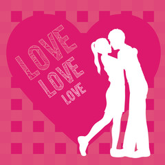 Obraz na płótnie Canvas Love design, vector illustration.