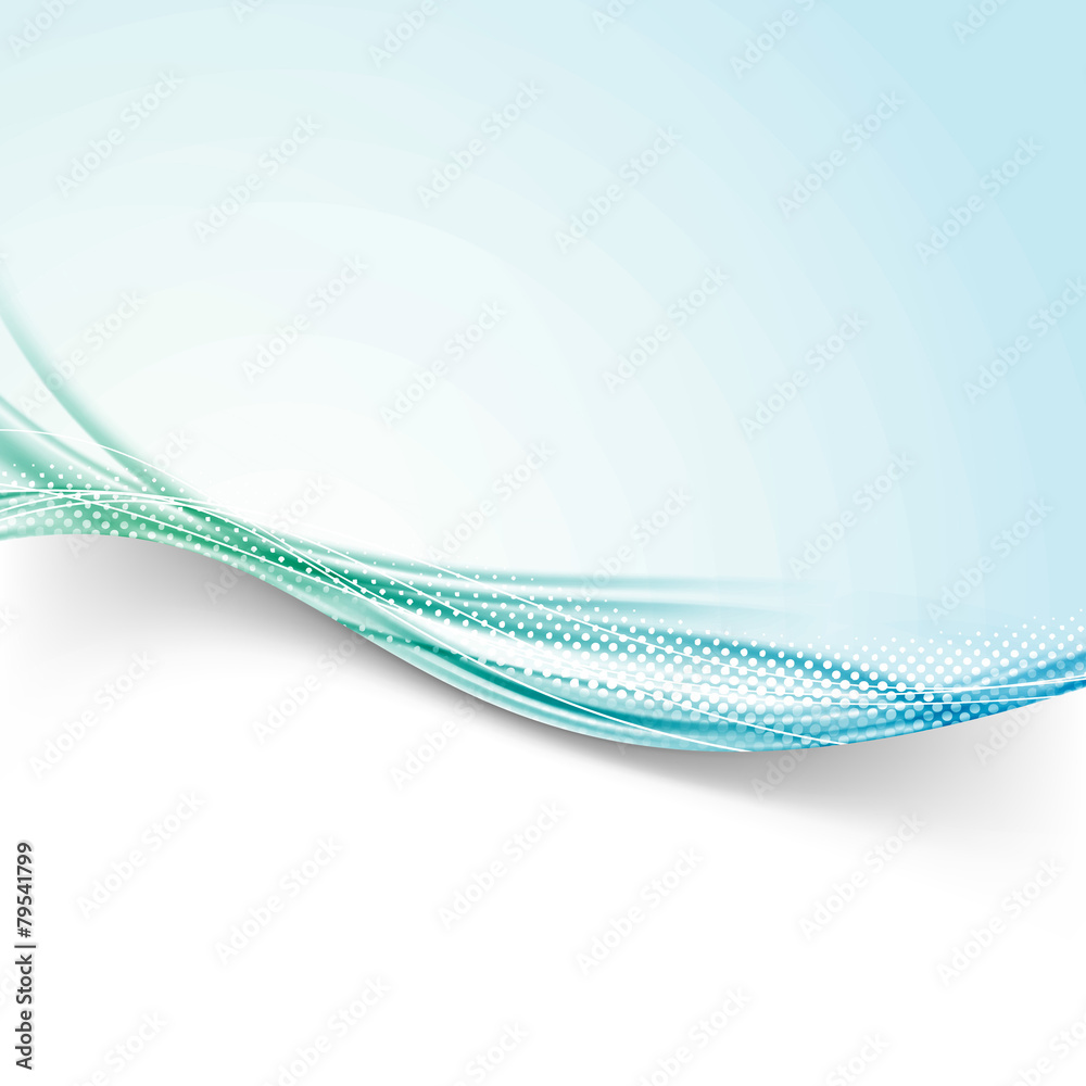 Wall mural abstract folder background with fluid vivid border
