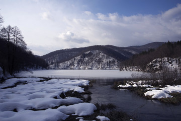 plitvicka jezera in winter