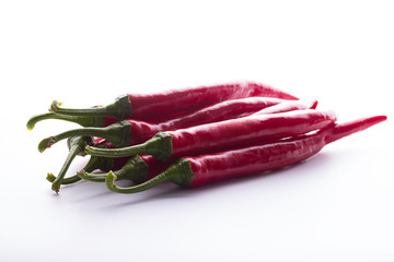 Red pepper isolated on white background