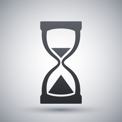 Hourglass icon, vector