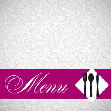 Restaurant Menu Template Vector Illustration